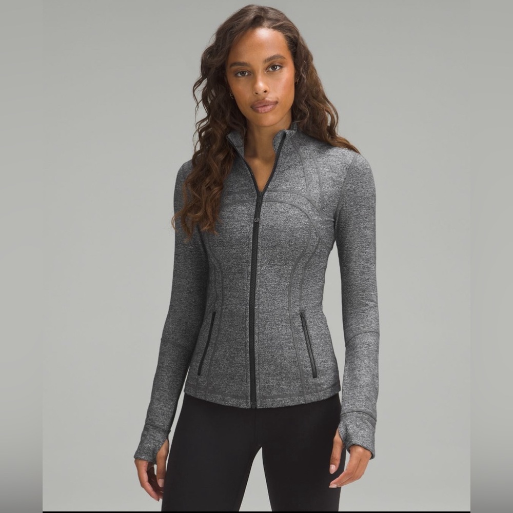 NWT Lululemon Define Jacket Luon in Heathered Black Size 4